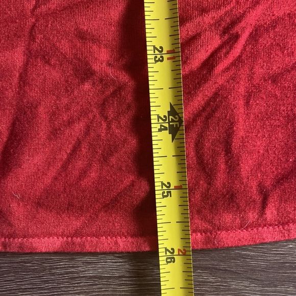 Lafayette 148 New York Tie Dye Crimson/Coral T shirt Size Medium - Picture 5 of 7